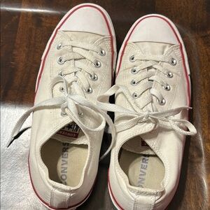 Converse White Canvas Sneakers